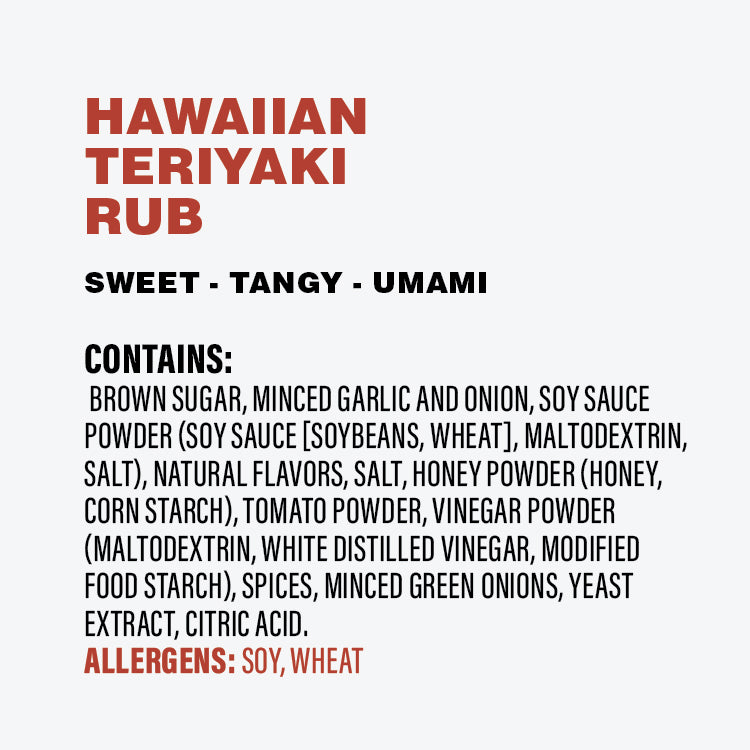 Hawaiian Teriyaki Rub